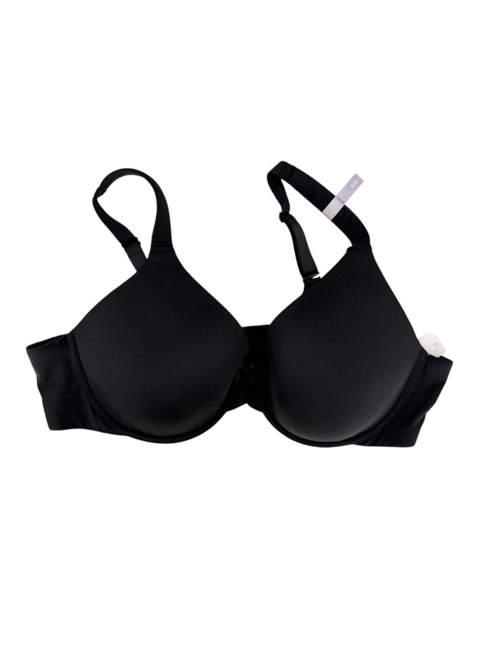 NWT Ambrielle Everyday Full Coverage Black‎ Padded Underwire Bra (44C)